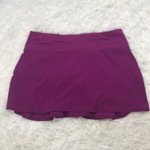 Lululemon Circuit Breaker Skirt (Regular) Deep Fuschia